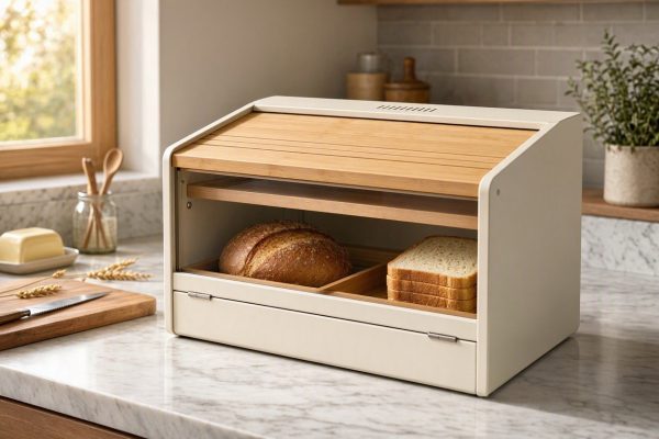3 Extra Large Capacity Bread Holder Box For Counter Kitchen Food Storage